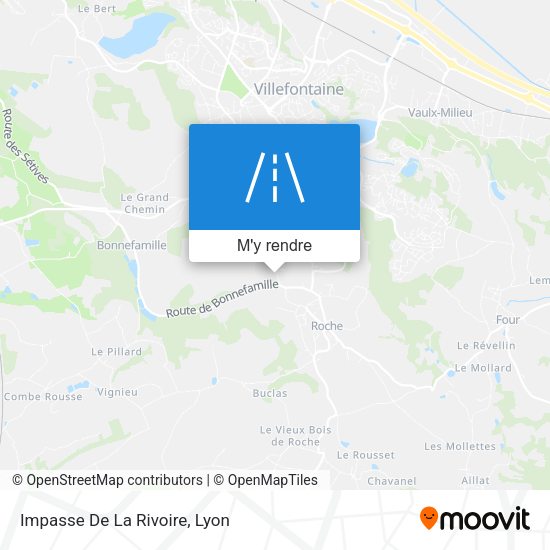 Impasse De La Rivoire plan
