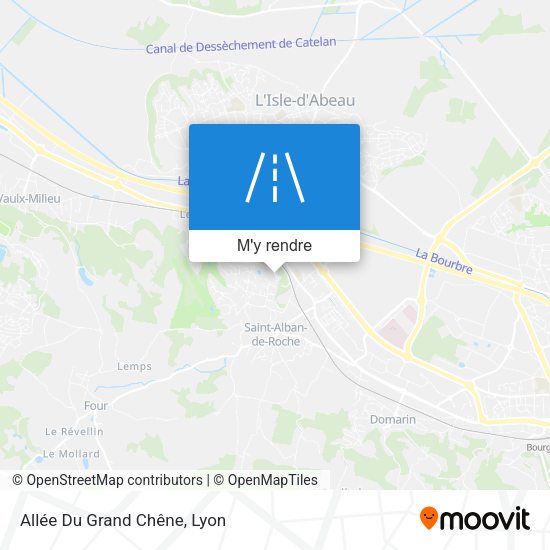 Allée Du Grand Chêne plan