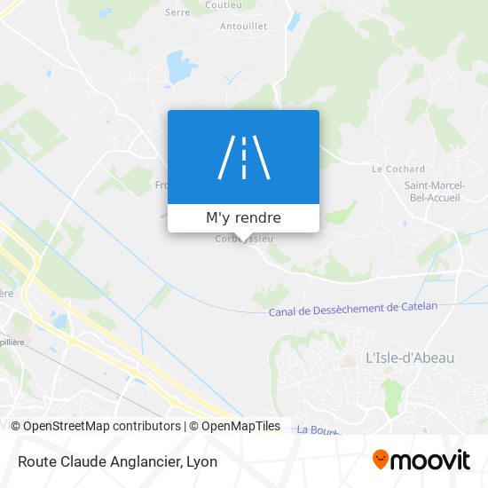 Route Claude Anglancier plan