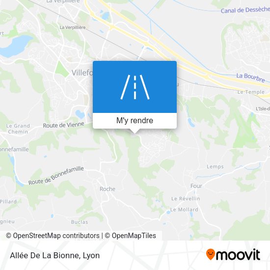 Allée De La Bionne plan