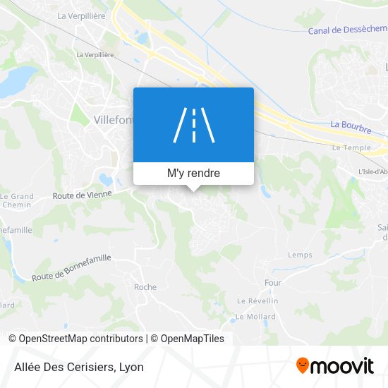 Allée Des Cerisiers plan
