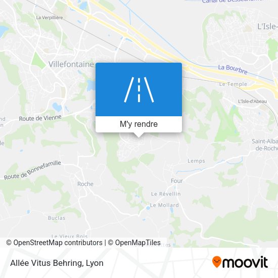 Allée Vitus Behring plan