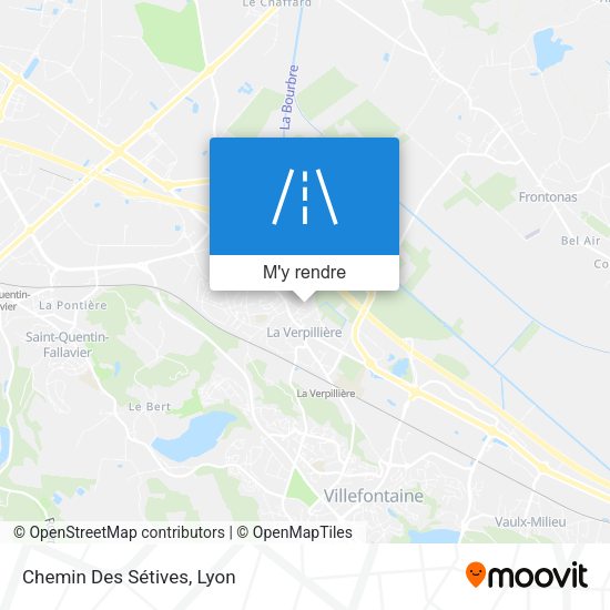 Chemin Des Sétives plan