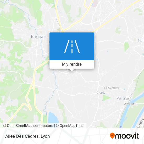 Allée Des Cèdres plan