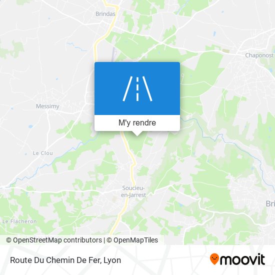 Route Du Chemin De Fer plan