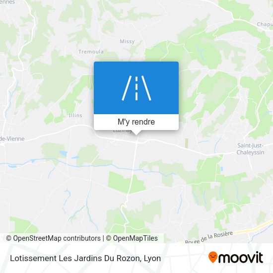 Lotissement Les Jardins Du Rozon plan
