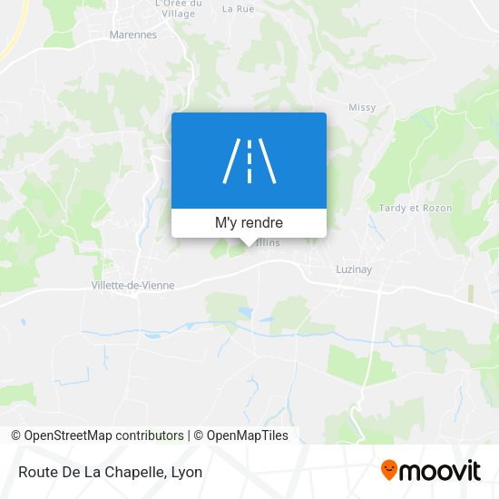Route De La Chapelle plan