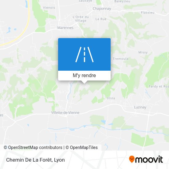Chemin De La Forêt plan