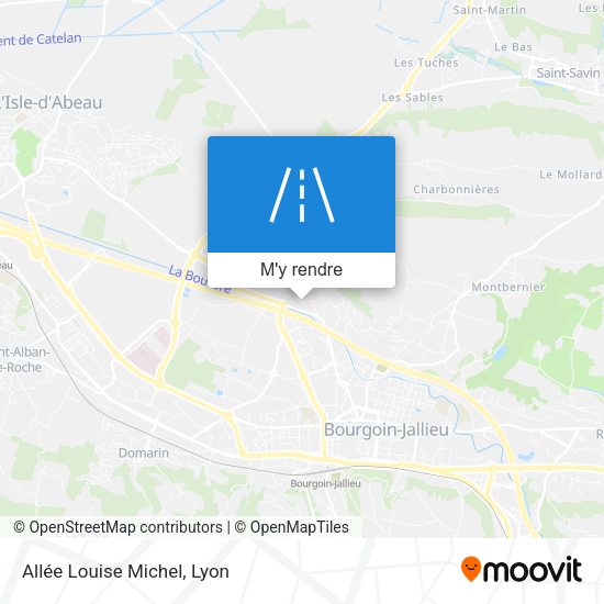 Allée Louise Michel plan