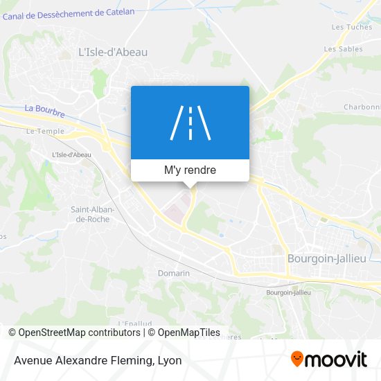 Avenue Alexandre Fleming plan