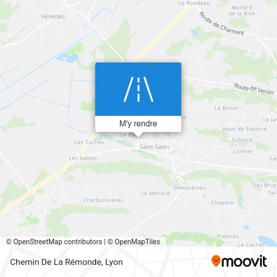 Chemin De La Rémonde plan