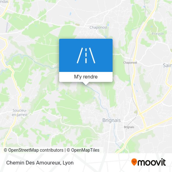 Chemin Des Amoureux plan