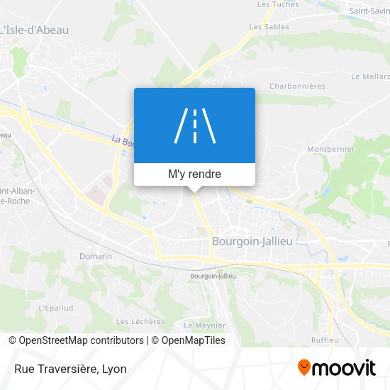 Rue Traversière plan