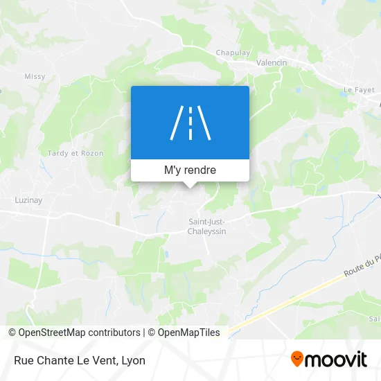 Rue Chante Le Vent plan