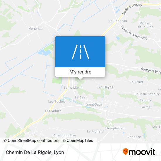 Chemin De La Rigole plan