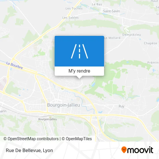 Rue De Bellevue plan