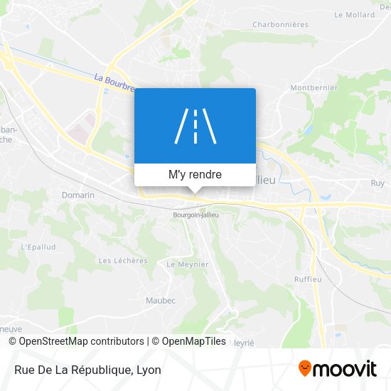 Rue De La République plan