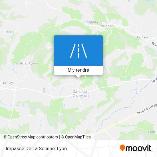 Impasse De La Solaine plan