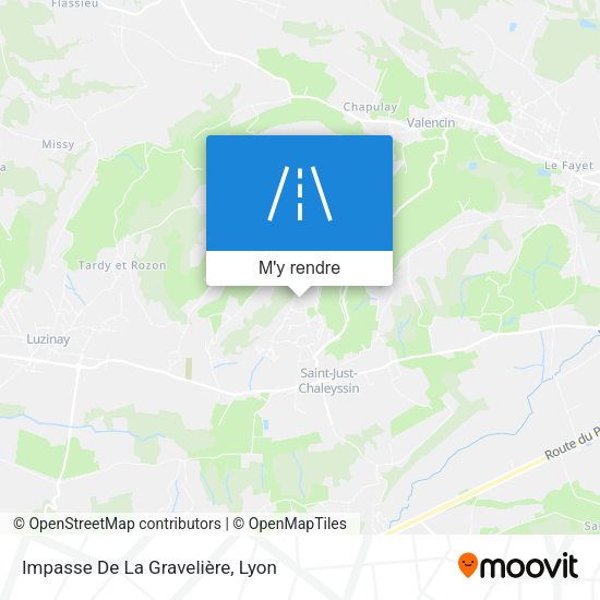 Impasse De La Gravelière plan