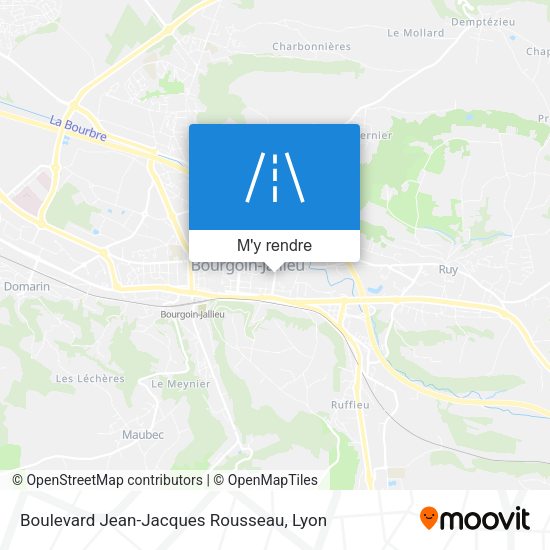 Boulevard Jean-Jacques Rousseau plan