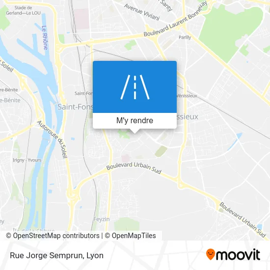 Rue Jorge Semprun plan