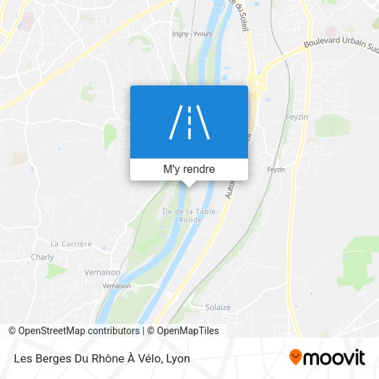 Les Berges Du Rhône À Vélo plan