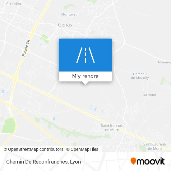 Chemin De Reconfranches plan