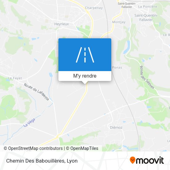 Chemin Des Babouillères plan