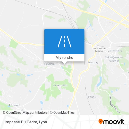 Impasse Du Cèdre plan