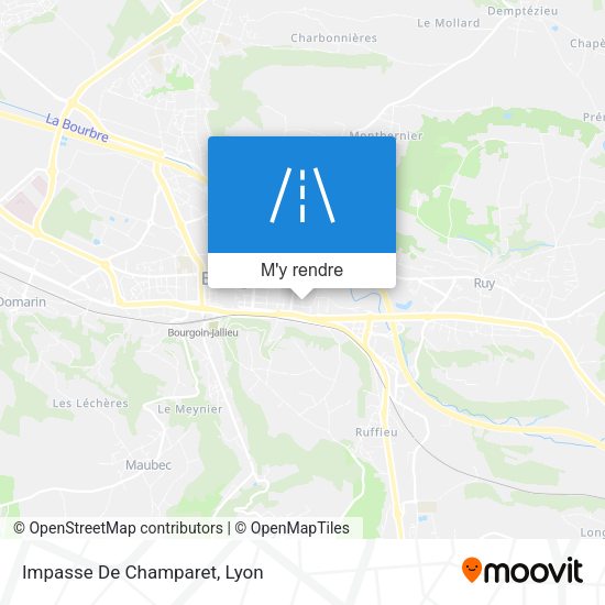 Impasse De Champaret plan
