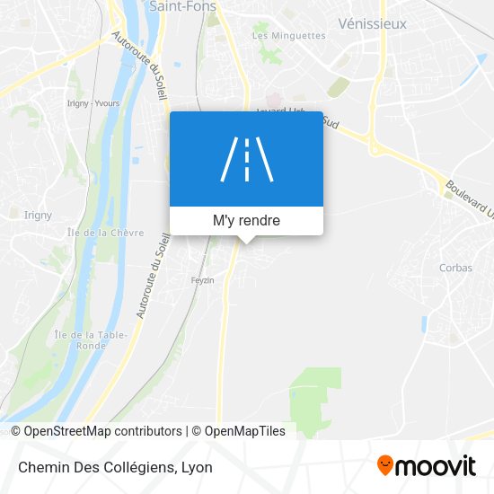 Chemin Des Collégiens plan