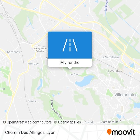 Chemin Des Allinges plan