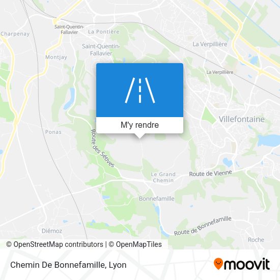Chemin De Bonnefamille plan