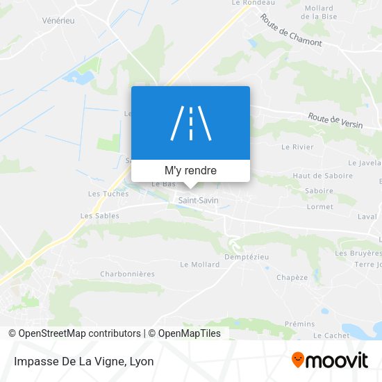 Impasse De La Vigne plan