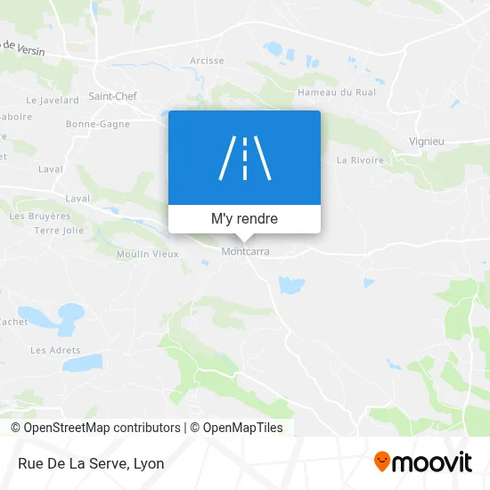 Rue De La Serve plan