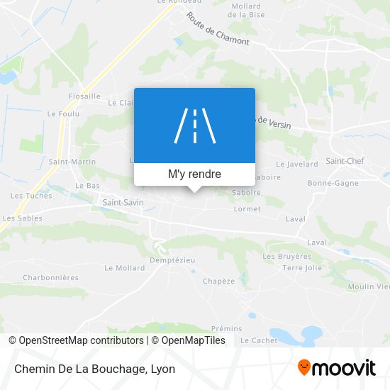 Chemin De La Bouchage plan