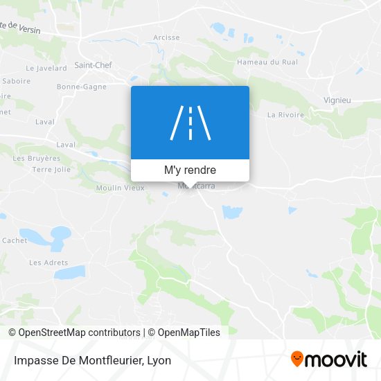 Impasse De Montfleurier plan