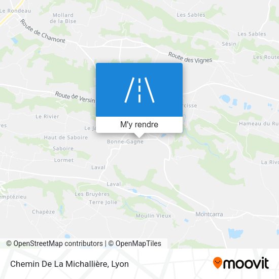 Chemin De La Michallière plan