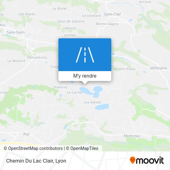 Chemin Du Lac Clair plan