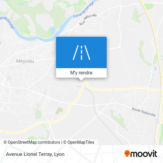 Avenue Lionel Terray plan