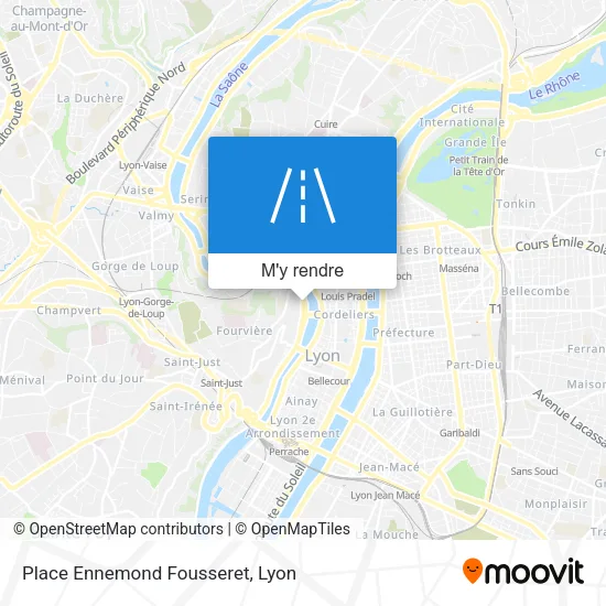 Place Ennemond Fousseret plan
