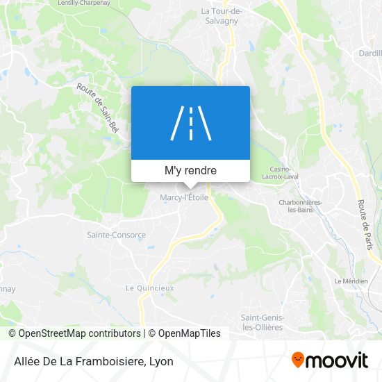 Allée De La Framboisiere plan