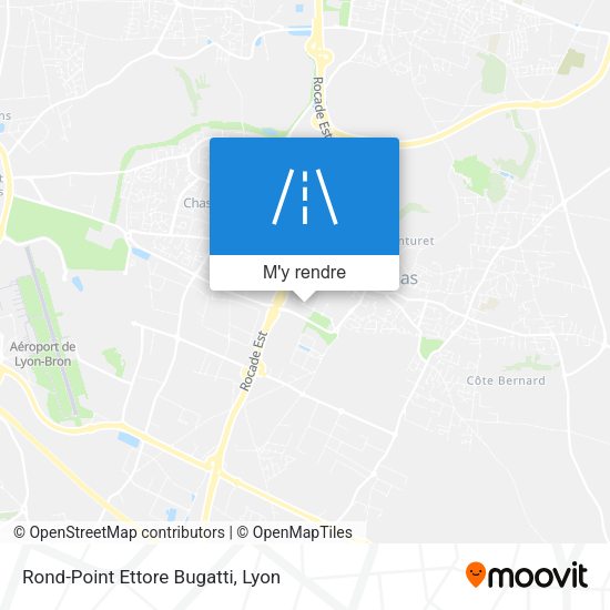 Rond-Point Ettore Bugatti plan