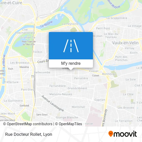 Rue Docteur Rollet plan