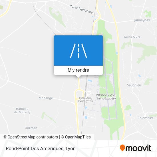 Rond-Point Des Amériques plan