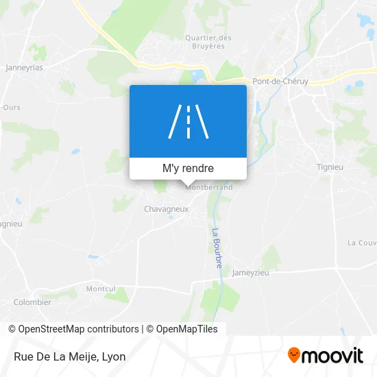 Rue De La Meije plan