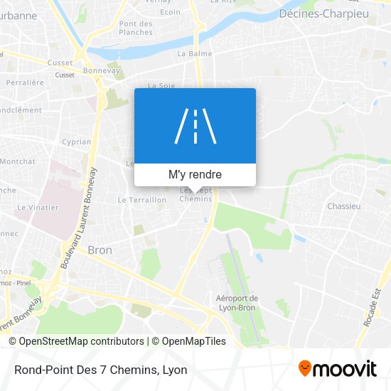 Rond-Point Des 7 Chemins plan