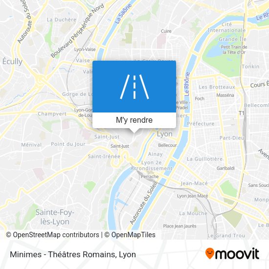 Minimes - Théâtres Romains plan