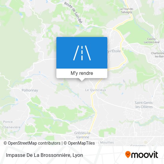 Impasse De La Brossonnière plan
