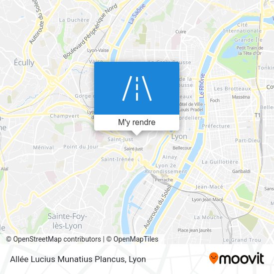 Allée Lucius Munatius Plancus plan